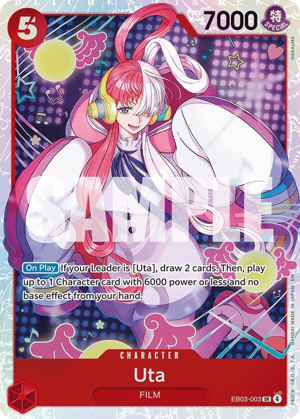 Image for Uta (003) (EB03-003) (Extra Booster: One Piece Heroines Edition) - One Piece Card Game