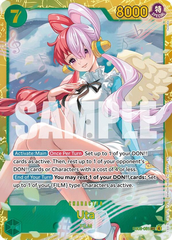 Image for Uta (061) (EB03-061) (Extra Booster: One Piece Heroines Edition) - One Piece Card Game