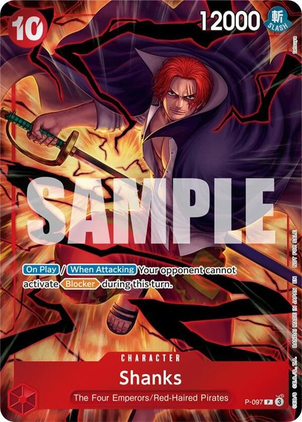 Image for Shanks (Event Pack Vol. 8) (P-097) (One Piece Promotion Cards) - One Piece Card Game