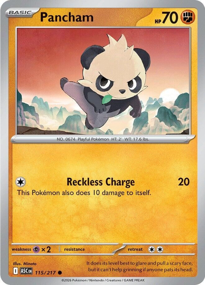 Pancham (115/217) (ME: Ascended Heroes)