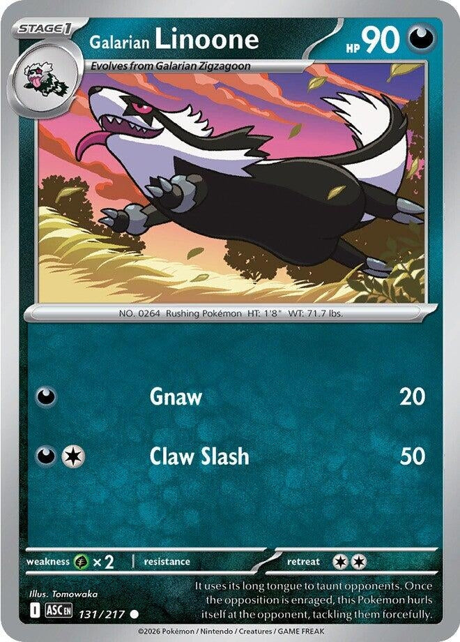 Galarian Linoone (131/217) (ME: Ascended Heroes)
