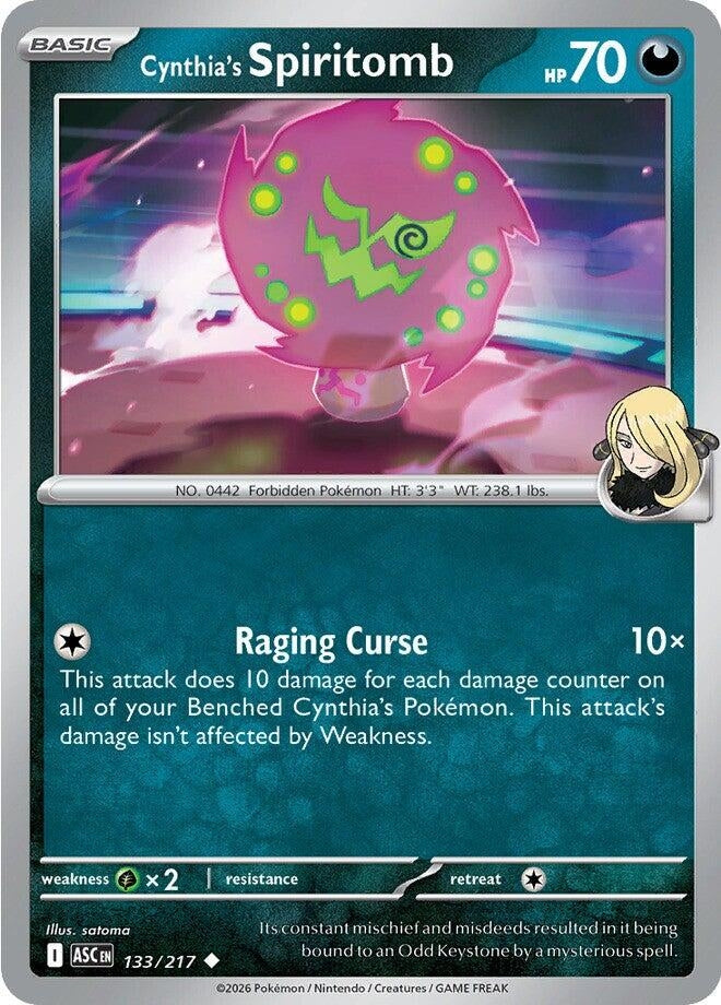 Cynthia's Spiritomb (133/217) (ME: Ascended Heroes)