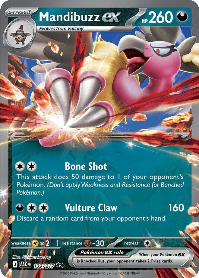 Mandibuzz ex (139/217) (ME: Ascended Heroes)