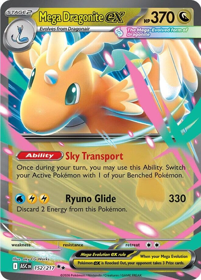 Mega Dragonite ex (152/217) (ME: Ascended Heroes)