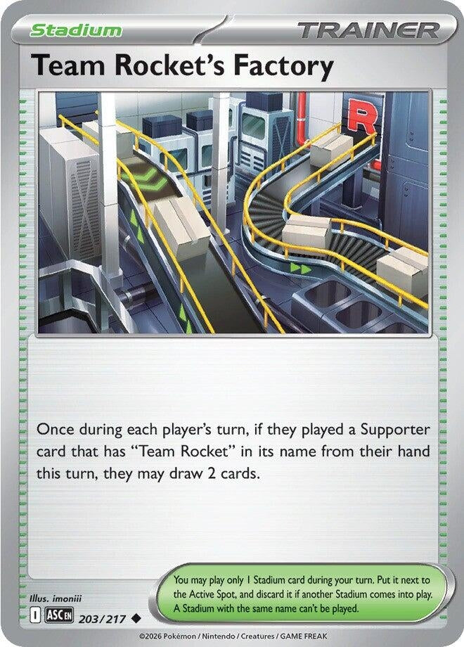 Team Rocket's Factory (203/217) (ME: Ascended Heroes)