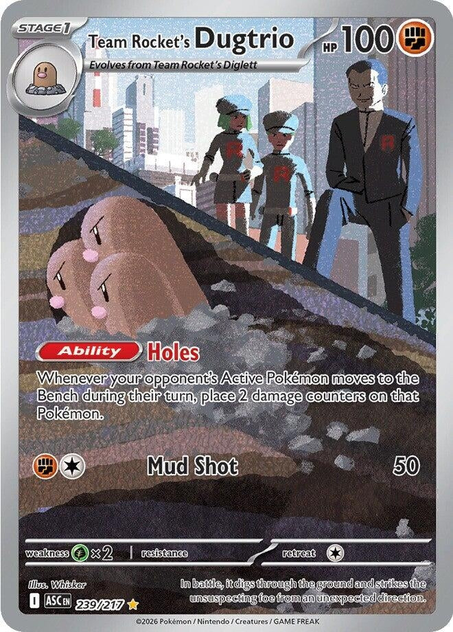 Team Rocket's Dugtrio (239/217) (ME: Ascended Heroes)