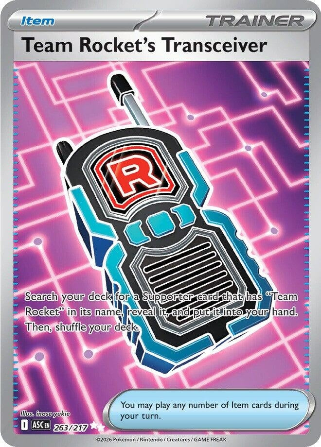 Team Rocket's Transceiver (263/217) (ME: Ascended Heroes)