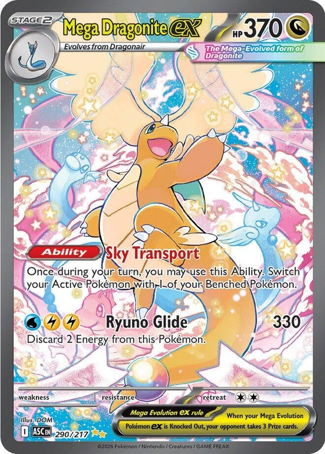 Mega Dragonite ex (290/217) (ME: Ascended Heroes)