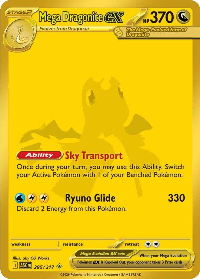 Mega Dragonite ex (295/217) (ME: Ascended Heroes)