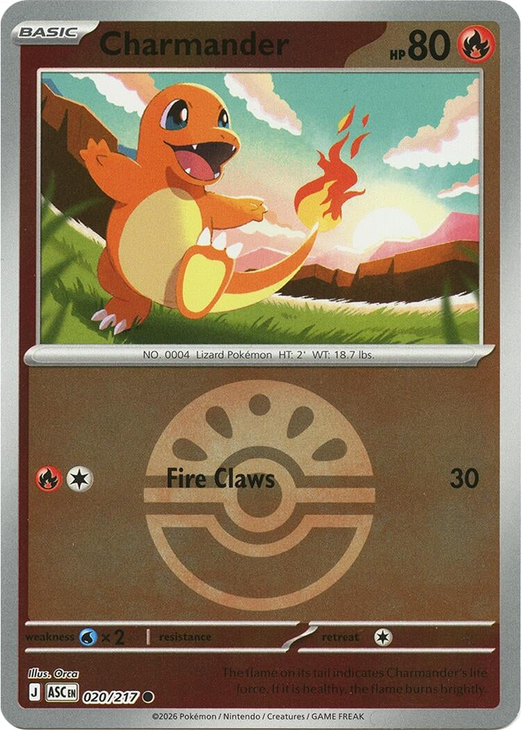 Charmander (Quick Ball) (020/217) (ME: Ascended Heroes)