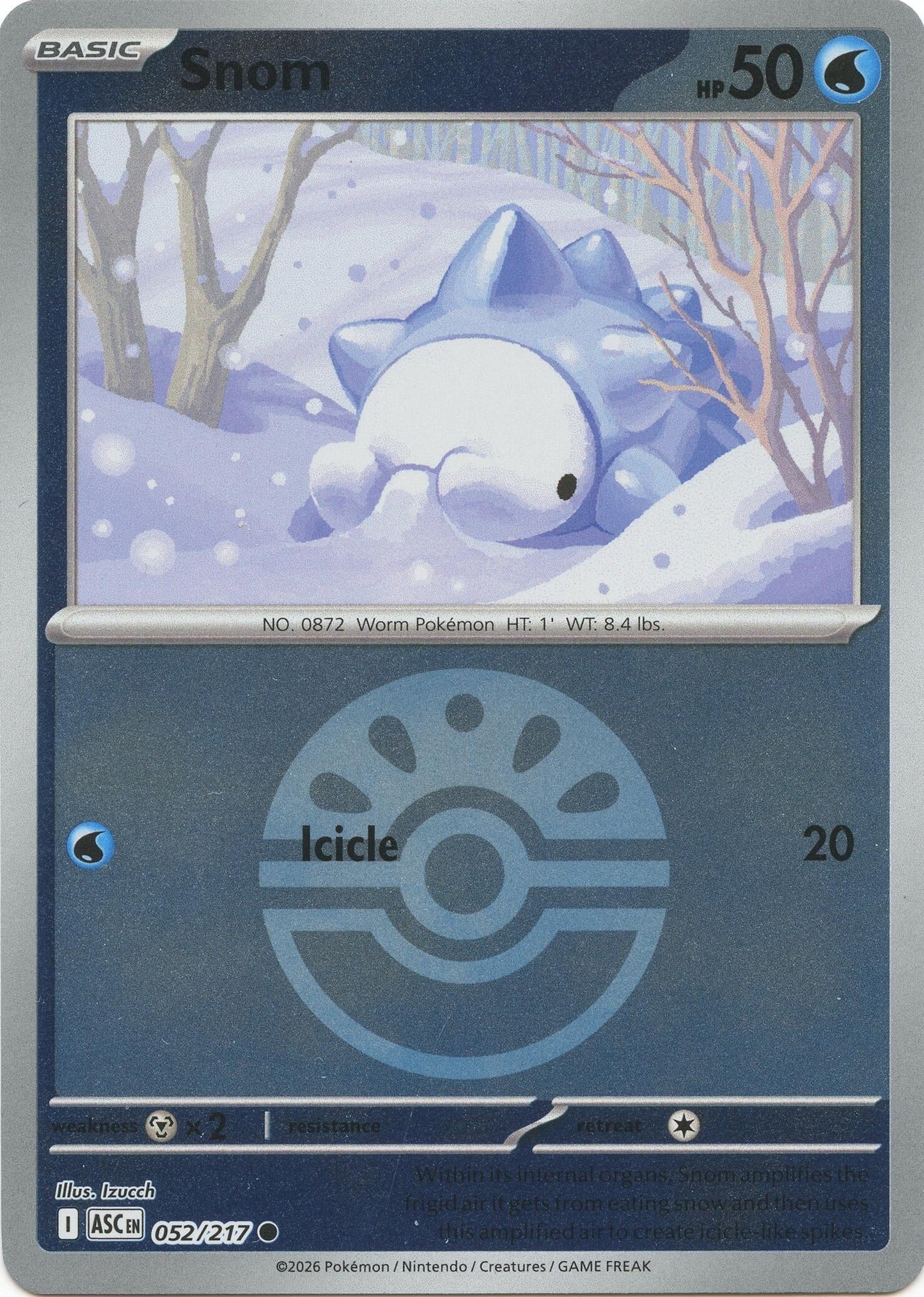 Snom (Friend Ball) (052/217) (ME: Ascended Heroes)