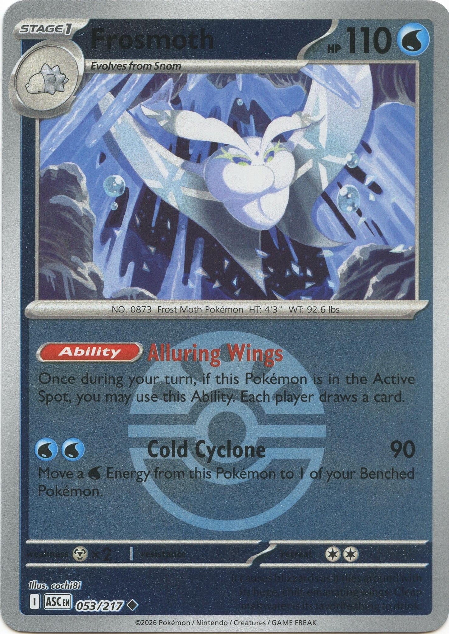 Frosmoth (Friend Ball) (053/217) (ME: Ascended Heroes)