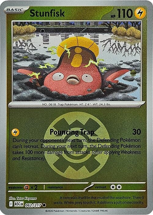 Stunfisk (Quick Ball) (062/217) (ME: Ascended Heroes)