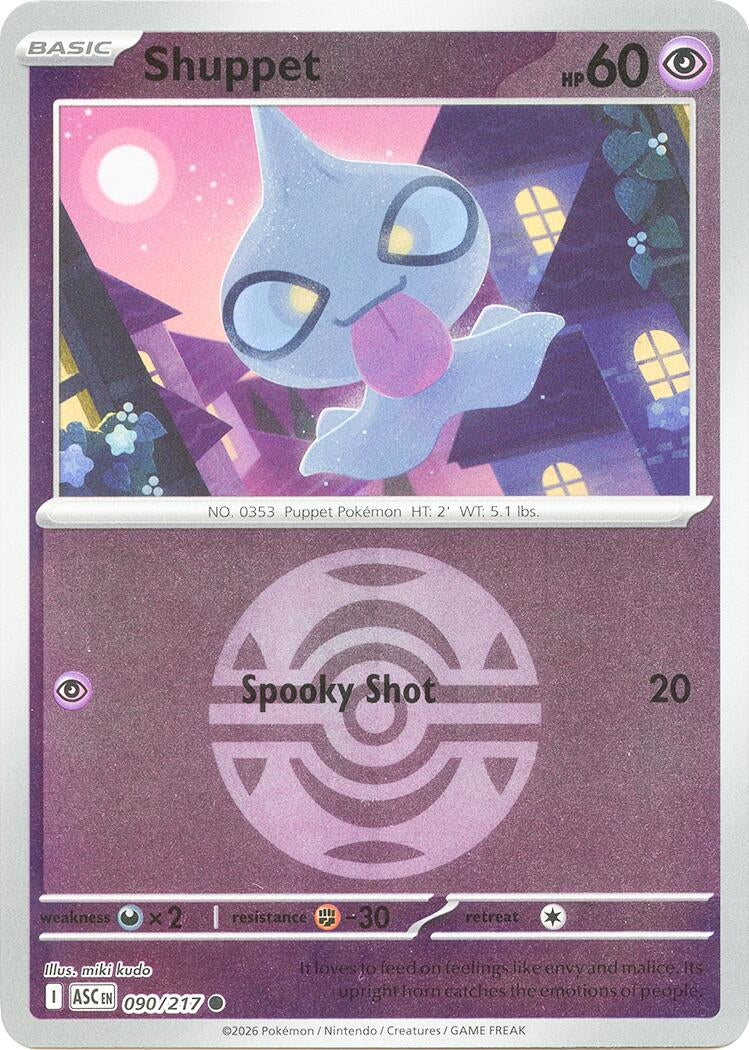Shuppet (Dusk Ball) (090/217) (ME: Ascended Heroes)