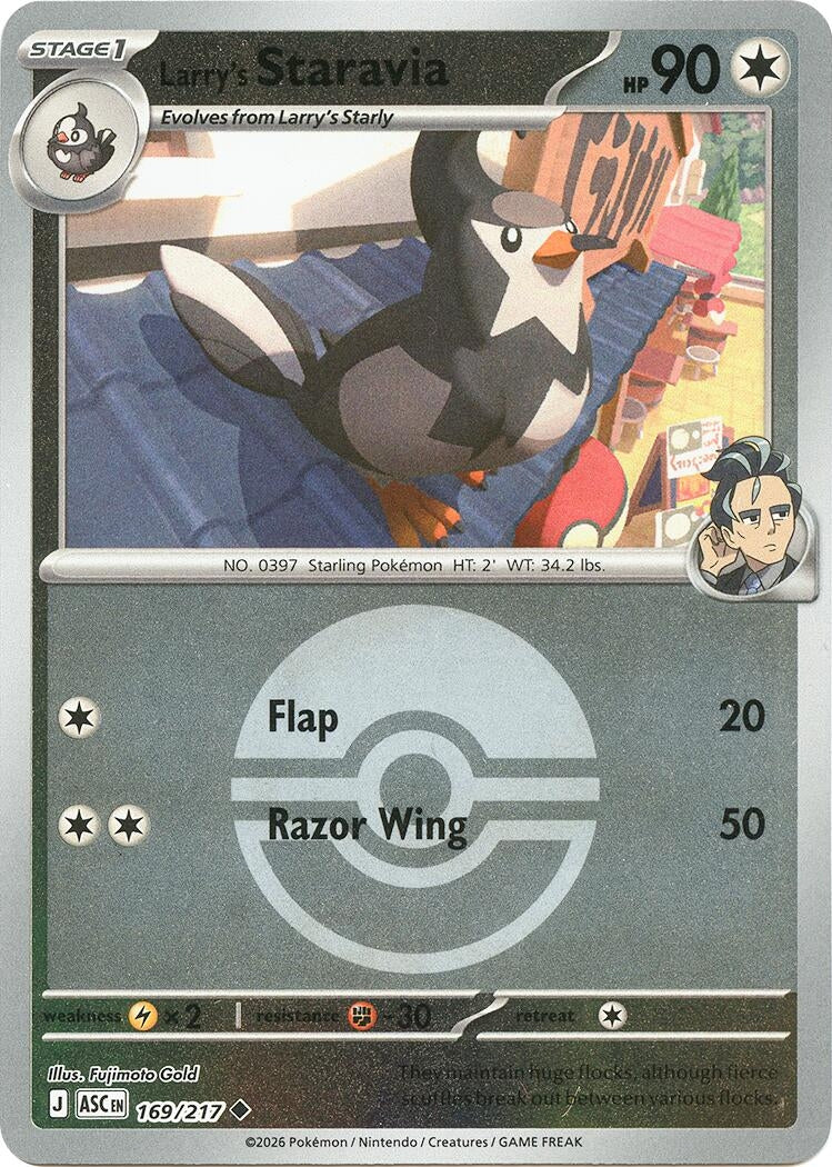 Larry's Staravia (Poke Ball) (169/217) (ME: Ascended Heroes)