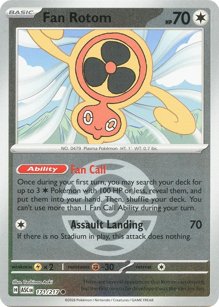 Fan Rotom - 171/217 (Dusk Ball) (171/217) (ME: Ascended Heroes)