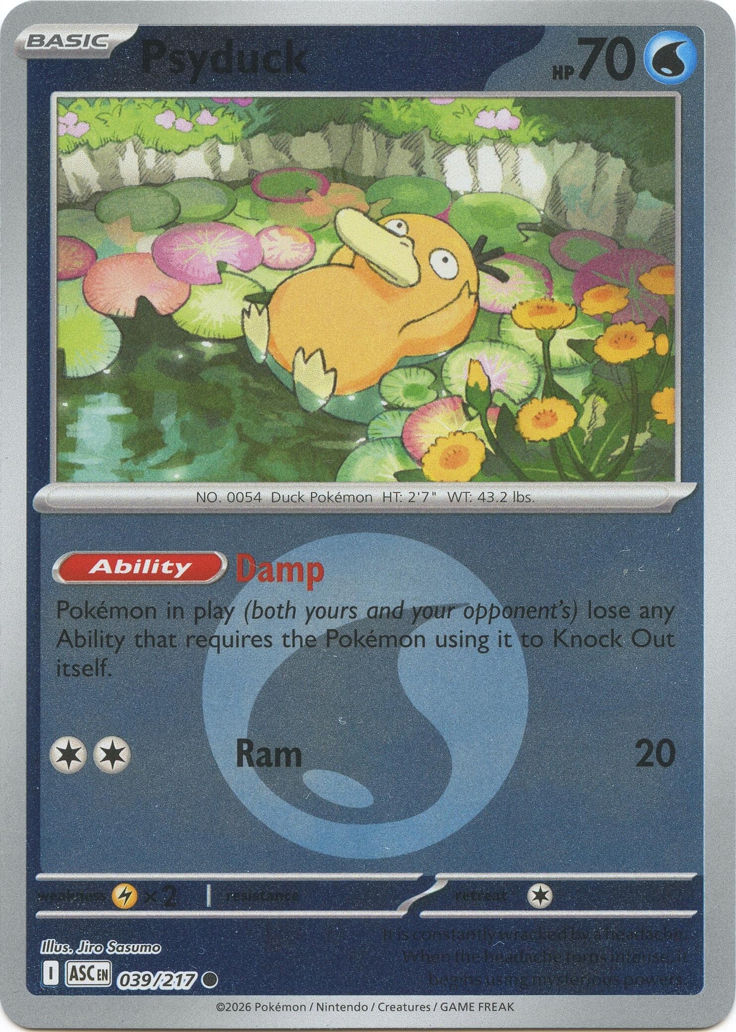 Psyduck - 039/217 (Energy Symbol Pattern) (039/217) (ME: Ascended Heroes)