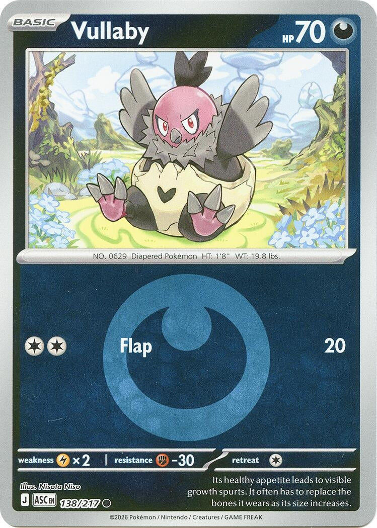 Vullaby (Energy Symbol Pattern) (138/217) (ME: Ascended Heroes)