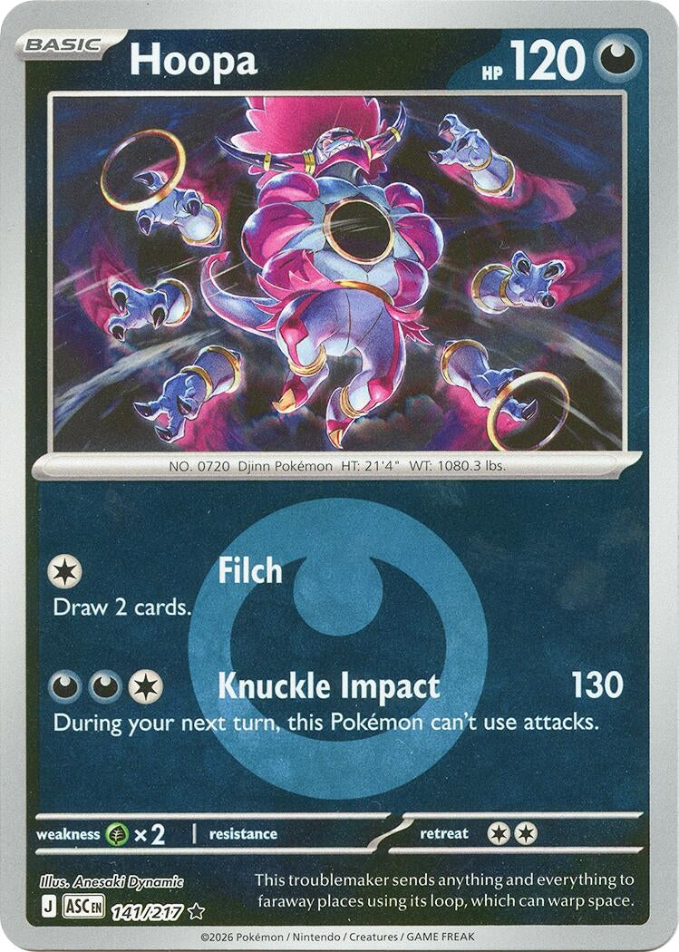 Hoopa (Energy Symbol Pattern) (141/217) (ME: Ascended Heroes)