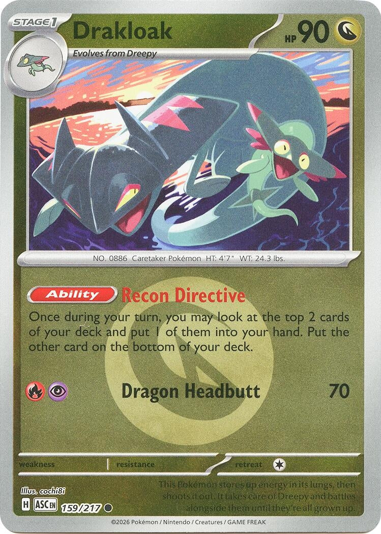 Drakloak - 159/217 (Energy Symbol Pattern) (159/217) (ME: Ascended Heroes)