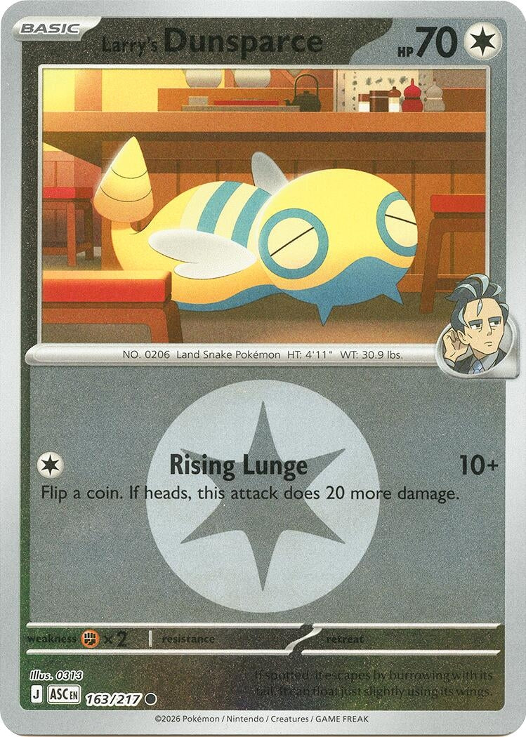 Larry's Dunsparce (Energy Symbol Pattern) (163/217) (ME: Ascended Heroes)
