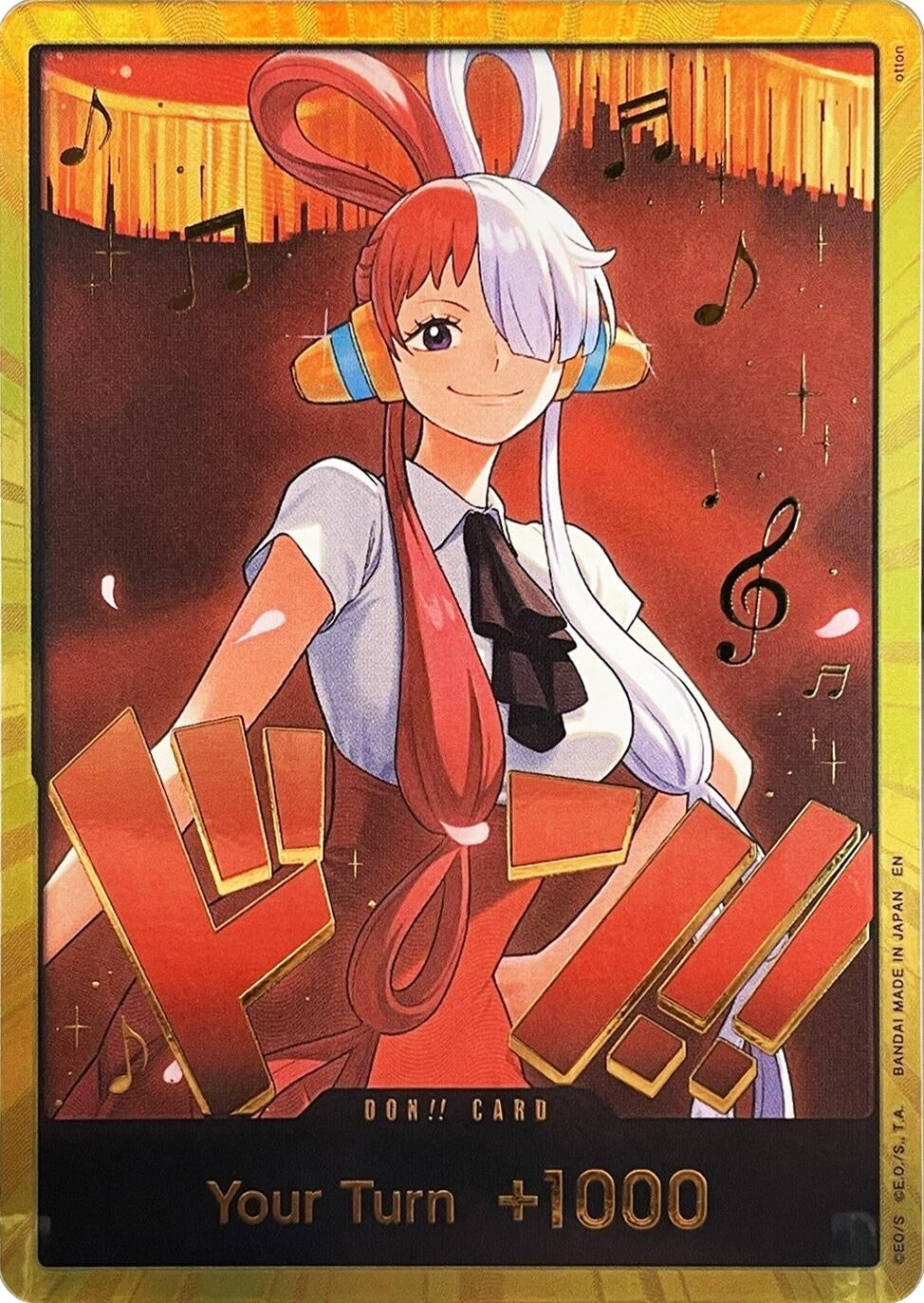 DON!! Card (Uta) (Gold) (Extra Booster: One Piece Heroines Edition)