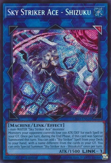 Image for Sky Striker Ace - Shizuku (Alternate Art) (Secret Rare) (L26D-ENS26) (Legendary Modern Decks 2026) - YuGiOh