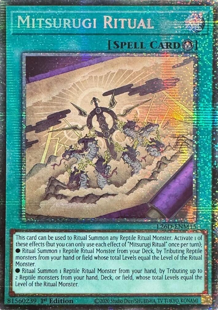 Image for Mitsurugi Ritual (Starlight Rare) (L26D-ENM15) (Legendary Modern Decks 2026) - YuGiOh