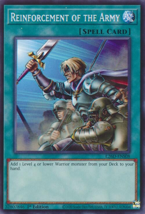Image for Reinforcement of the Army (L26D-ENS08) (Legendary Modern Decks 2026) - YuGiOh