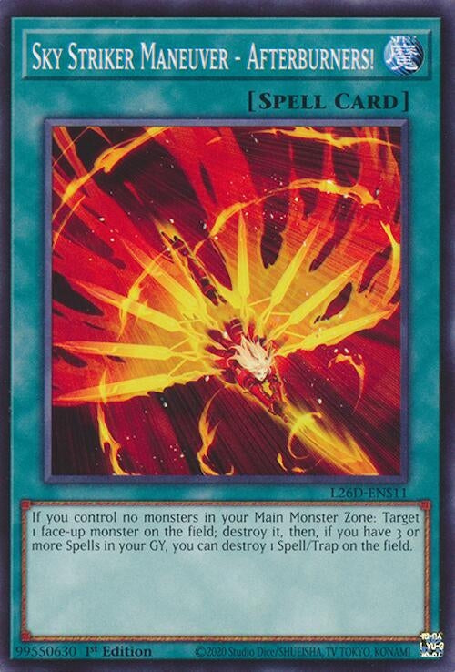 Image for Sky Striker Maneuver - Afterburners! (L26D-ENS11) (Legendary Modern Decks 2026) - YuGiOh
