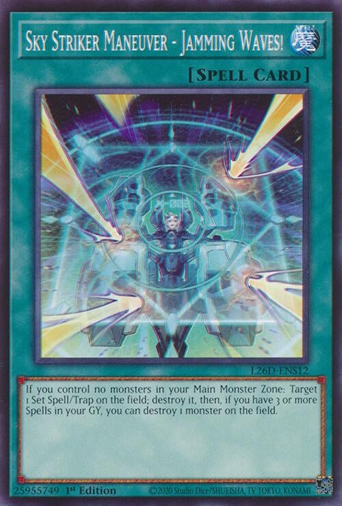 Image for Sky Striker Maneuver - Jamming Waves! (L26D-ENS12) (Legendary Modern Decks 2026) - YuGiOh
