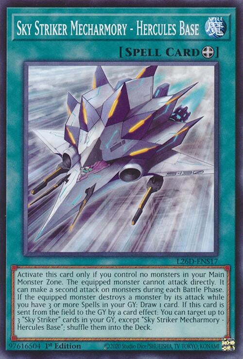 Image for Sky Striker Mecharmory - Hercules Base (L26D-ENS17) (Legendary Modern Decks 2026) - YuGiOh
