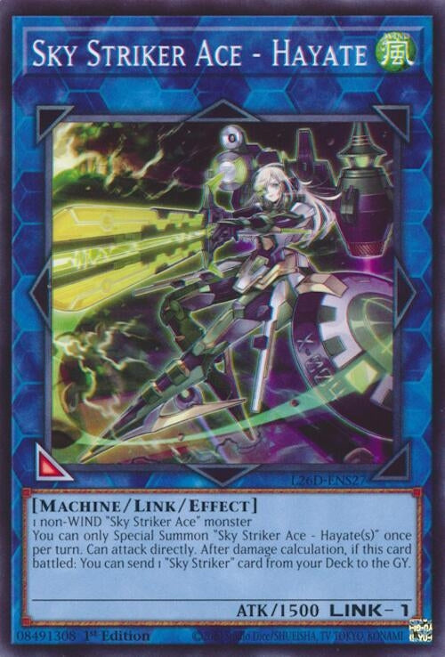 Image for Sky Striker Ace - Hayate (L26D-ENS27) (Legendary Modern Decks 2026) - YuGiOh