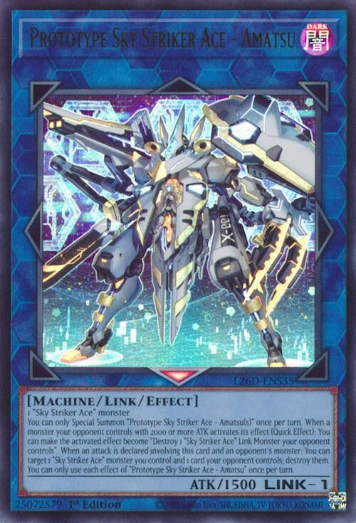 Image for Prototype Sky Striker Ace - Amatsu (L26D-ENS35) (Legendary Modern Decks 2026) - YuGiOh