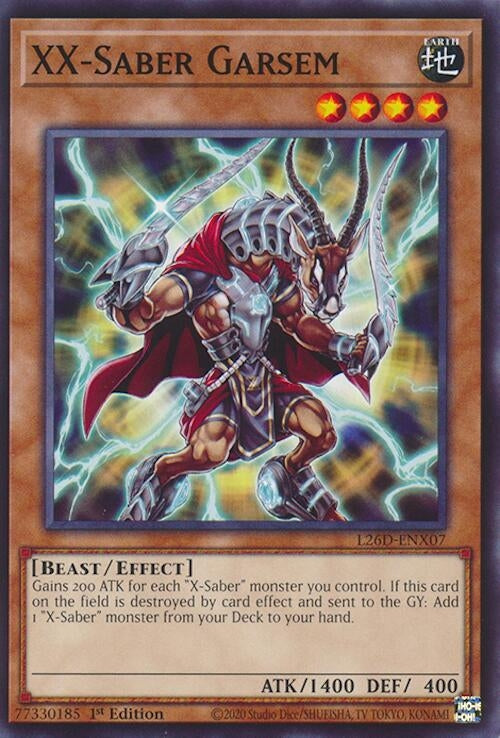 Image for XX-Saber Garsem (L26D-ENX07) (Legendary Modern Decks 2026) - YuGiOh
