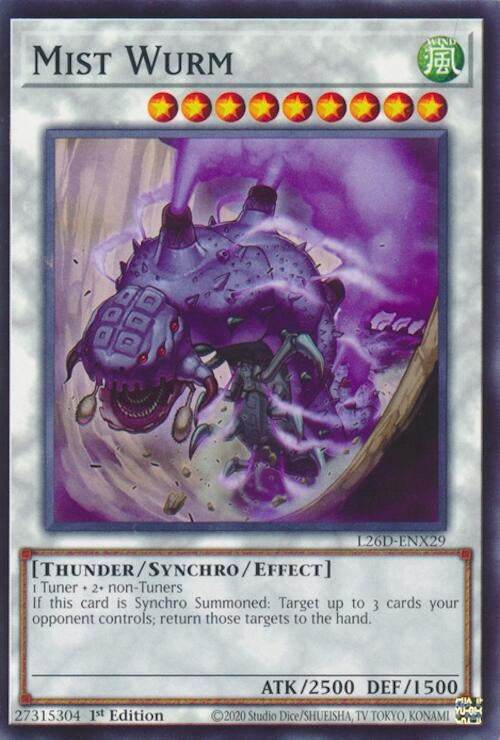 Image for Mist Wurm (L26D-ENX29) (Legendary Modern Decks 2026) - YuGiOh