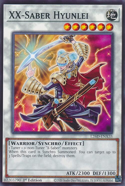 Image for XX-Saber Hyunlei (L26D-ENX35) (Legendary Modern Decks 2026) - YuGiOh