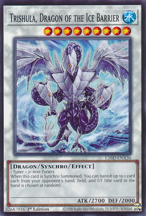 Image for Trishula, Dragon of the Ice Barrier (L26D-ENX36) (Legendary Modern Decks 2026) - YuGiOh