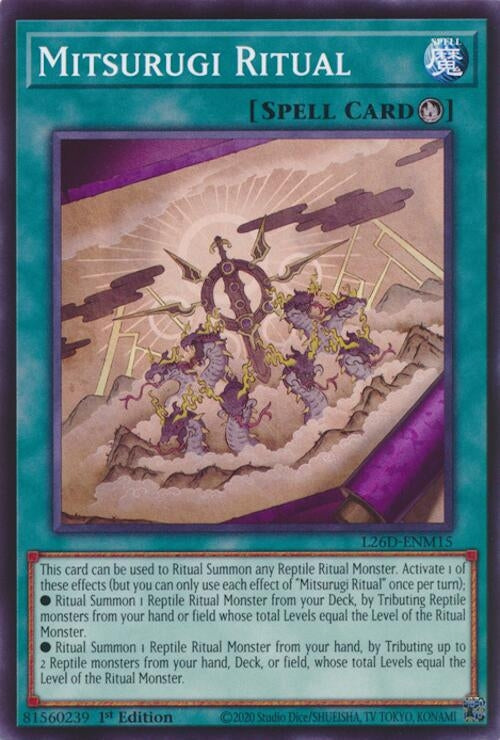 Image for Mitsurugi Ritual (L26D-ENM15) (Legendary Modern Decks 2026) - YuGiOh