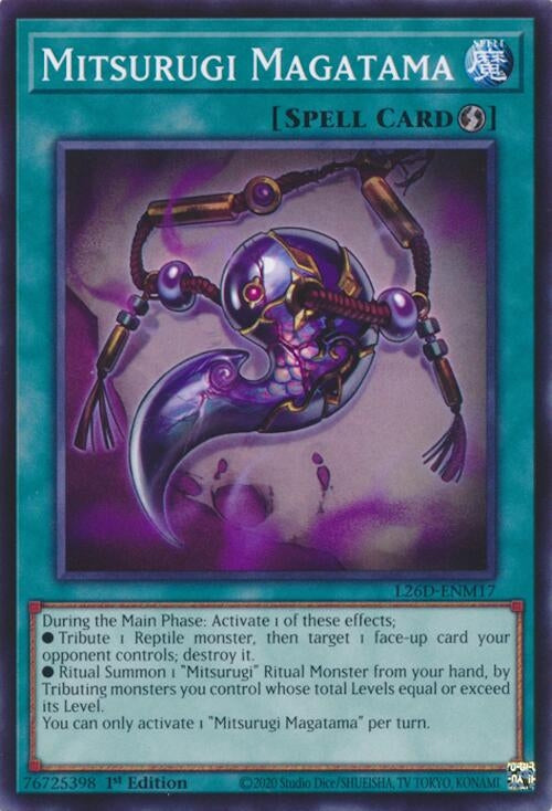 Image for Mitsurugi Magatama (L26D-ENM17) (Legendary Modern Decks 2026) - YuGiOh