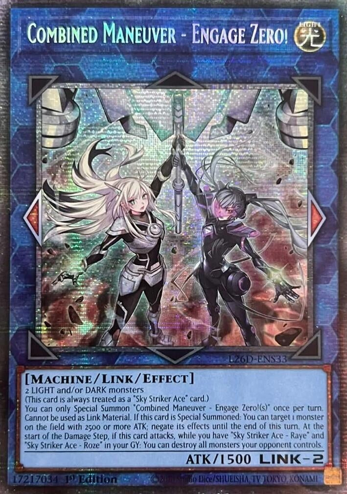 Image for Combined Maneuver - Engage Zero! (Starlight Rare) (L26D-ENS33) (Legendary Modern Decks 2026) - YuGiOh