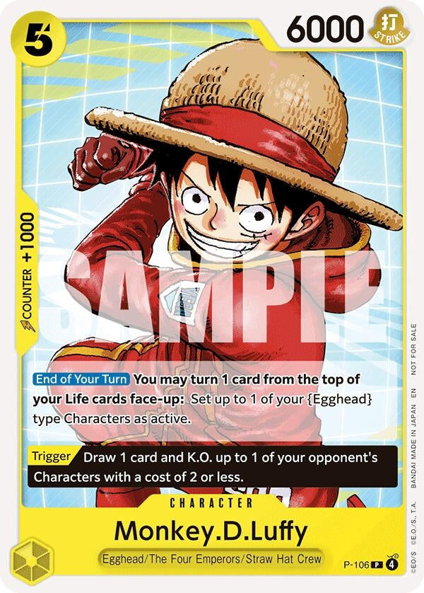 Image for Monkey.D.Luffy (Tournament Pack 2026 Vol. 2) (P-106) (One Piece Promotion Cards) - One Piece Card Game