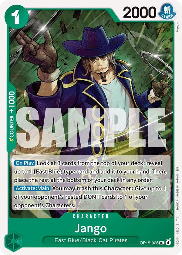 Image for Jango (OP15-026) (Adventure on Kami's Island) - One Piece Card Game