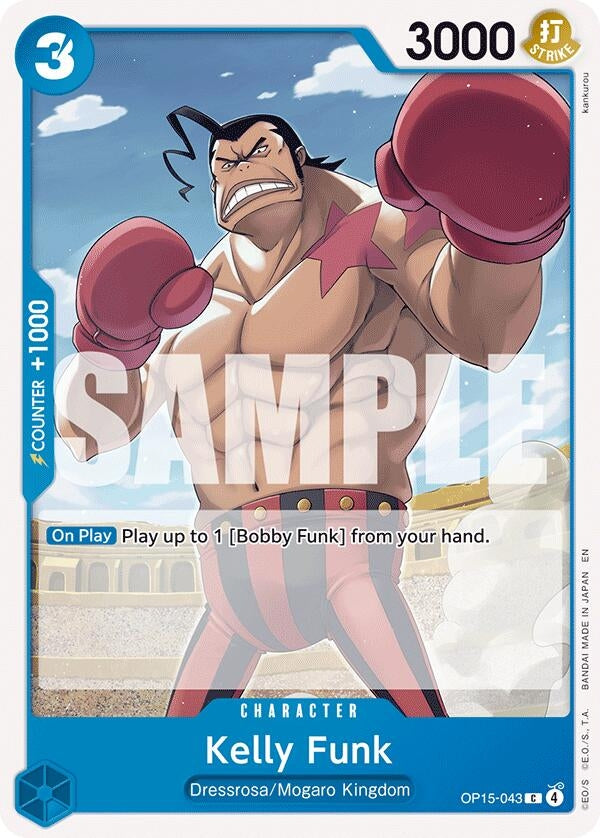 Image for Kelly Funk (OP15-043) (Adventure on Kami's Island) - One Piece Card Game