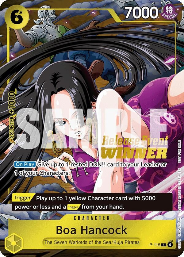 Image for Boa Hancock (OP15 Release Event Winner) (P-115) (One Piece Promotion Cards) - One Piece Card Game