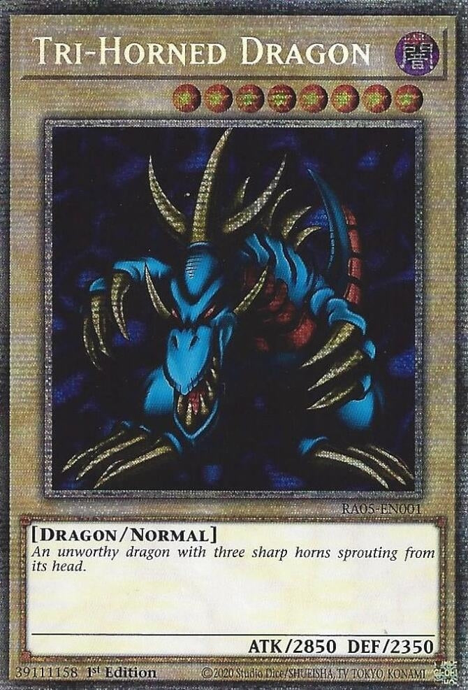 Tri-Horned Dragon (RA05-EN001) (Rarity Collection 5)