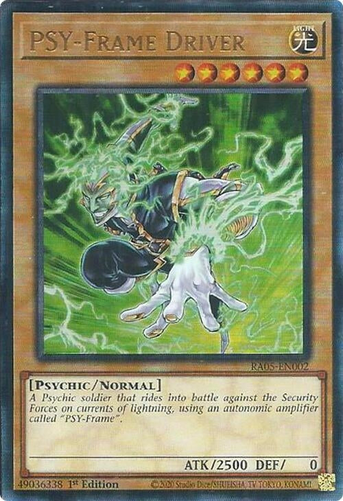 PSY-Frame Driver (Ultimate Rare) (RA05-EN002) (Rarity Collection 5)