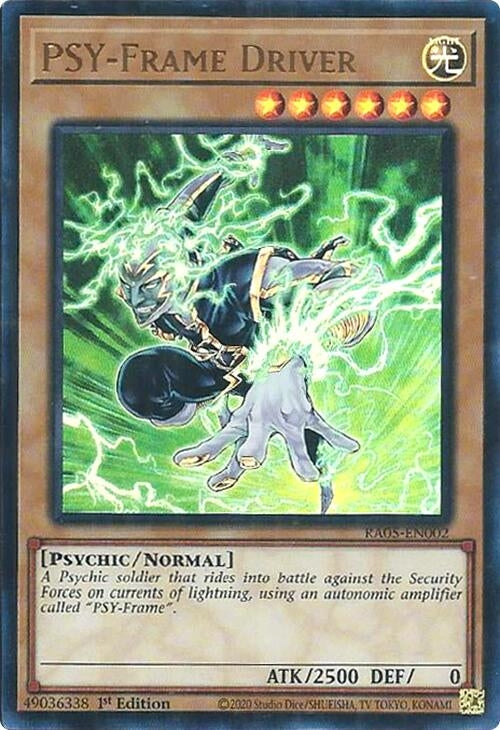 PSY-Frame Driver (Ultra Rare) (RA05-EN002) (Rarity Collection 5)