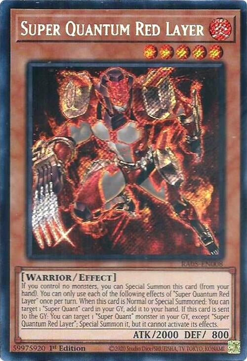 Super Quantum Red Layer (Secret Rare) (RA05-EN008) (Rarity Collection 5)