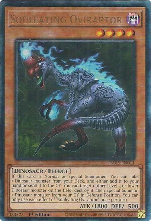 Souleating Oviraptor (Ultimate Rare) (RA05-EN011) (Rarity Collection 5)